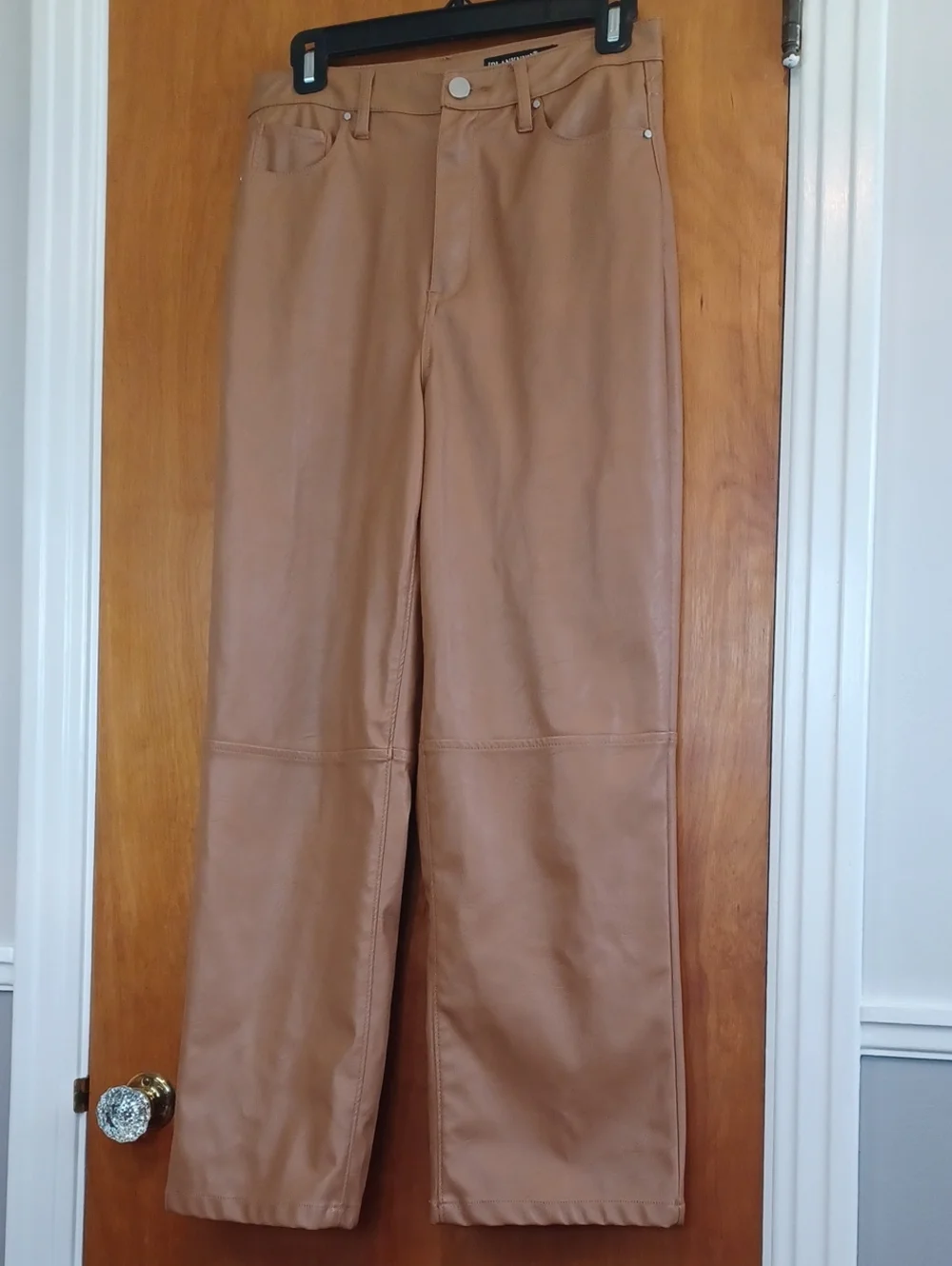 Blanknyc The Baxter Vegan Leather Jeans.Camel Color. Sz. 27. High Rise. EUC! - Picture 2 of 11